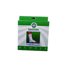 [107629] HEALTHIER CLOSE ANKLE SUPPORT M انكل شراب 1 BOX