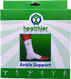 [107628] HEALTHIER CLOSE ANKLE SUPPORT L انكل شراب 1 BOX