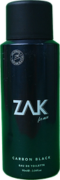 [107358] ZAK CARBON BLACK MEN SPRAY 90 ML 1 BOX