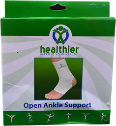 [107637] HEALTHIER OPEN ANKLE SUPPORT L انكل مفتوح 1 BOX