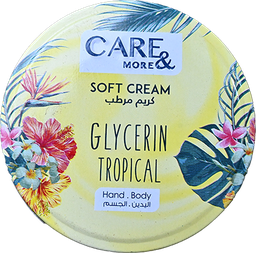 [107332] CARE&MORE SOFT CREAM GLYCERIN TROPICAL 75 ML 1 BOX