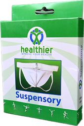 [107608] HEALTHIER SUSPENSORY M حزام رافع خصية 1 BOX