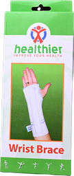 [107613] HEALTHIER WRIST BRACE L WITH SUPPORT 1 BOX