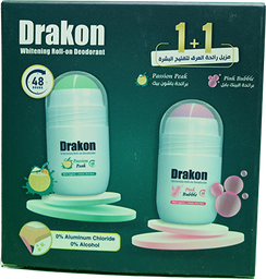 [107520] DRAKON WHIT ROLL-ON PINK BUBBLE+ROLL PASSION FREE 1 BOX