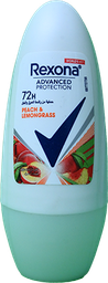 [107732] REXONA ADVANCED PROTECT PEACH&LEMON ROLL ON 50ML 1 BOX