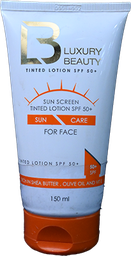 [106388] LUXURY BEAUTY SUN SCREEN SPF +50 TINTED LOTI 150ML 1 BOX