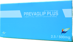 [106523] PREVAGLIP PLUS 2.5/500 MG TAB 3 STRIP 30 TAB