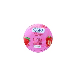 [106709] CARE&MORE SOFT CREAM GLYCERIN STRAWBERRY 125ML 1 BOX