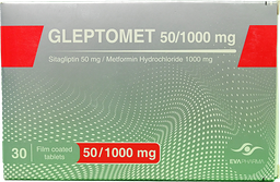 [106349] GLEPTOMET 50/1000 MG TAB 3 STRIP 30 TAB