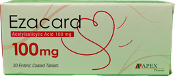 [106447] EZACARD 100 MG TAB 3 STRIP 30 TAB