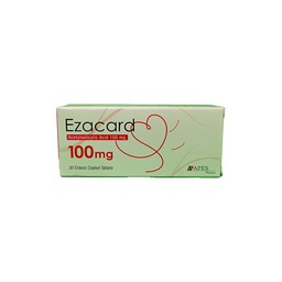 [106447] EZACARD 100 MG TAB 3 STRIP 30 TAB