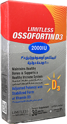 [106441] LIMITLESS OSSOFORTIN D3 2000 IU TAB 3 STRIP 30 TAB