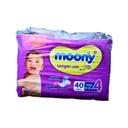 [107014] MOONY 40 DIAPERS SIZE 4 1 BOX