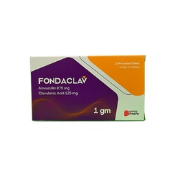 [106660] FONDACLAV 1 GM TAB 3 STRIP 12 TAB