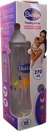 [106733] BUbbLES FEEDING BOTTLE CLASSIC 270ML (ابيض) 1 BOX